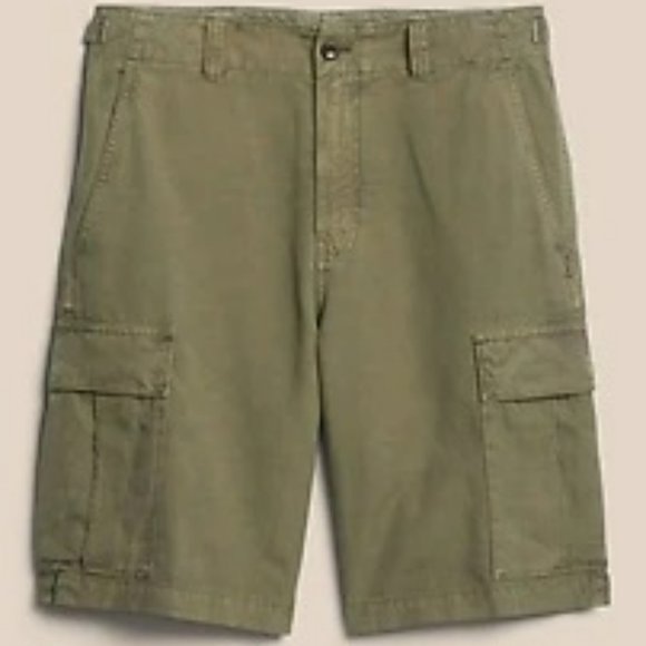Banana Republic Cotton-Linen 11" Cargo Short - Picture 10 of 12